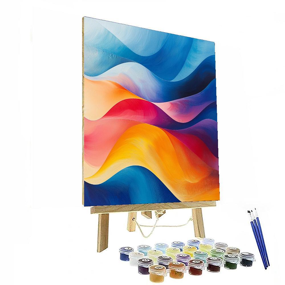 Paul Klee Inspired Flowing Harmonies  Paint By Color