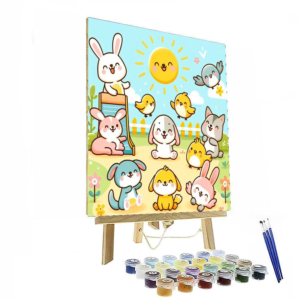 Cute Critter Adventure Paint By Number