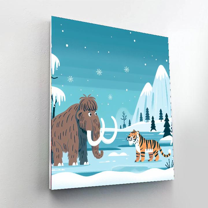 Ice Age Creatures Quest Paint By Number