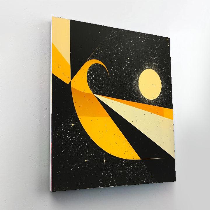 Kazimir Malevich Inspired Echoes Of Space  Numbered Painting Kits