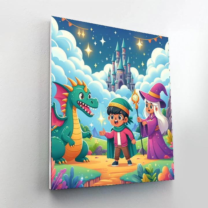 Fantasy Adventure Realm Paint By Numbers