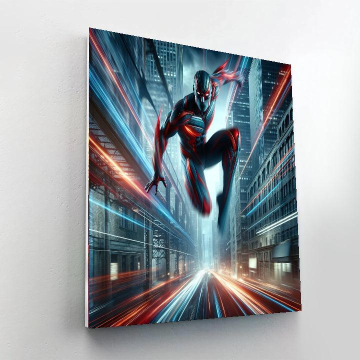 Spider-man's City Swing Paint By Numbers