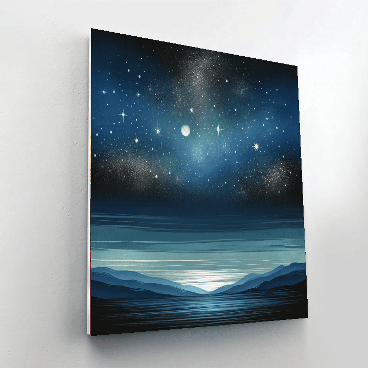 Celestial Starry Sky Number Painting