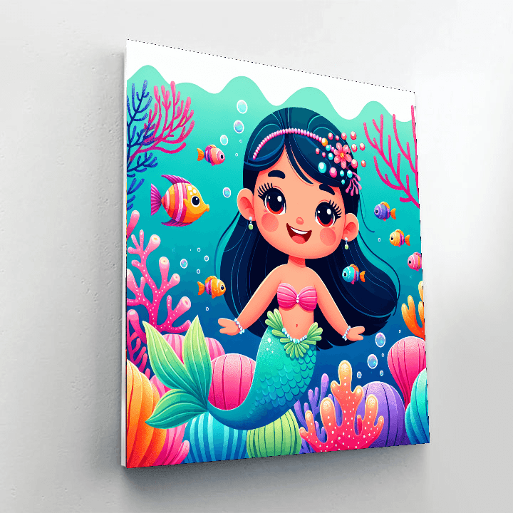 Enchanting Mermaid's Lagoon Paint By Number