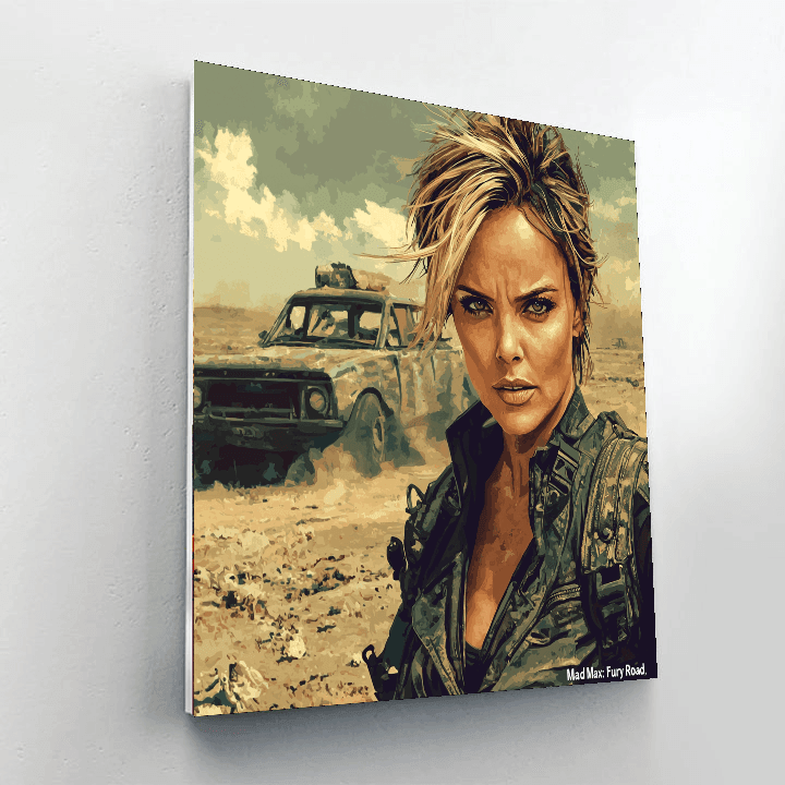 Charlize Theron: The Fearless Warrior Of Cinema Paint By Numbers