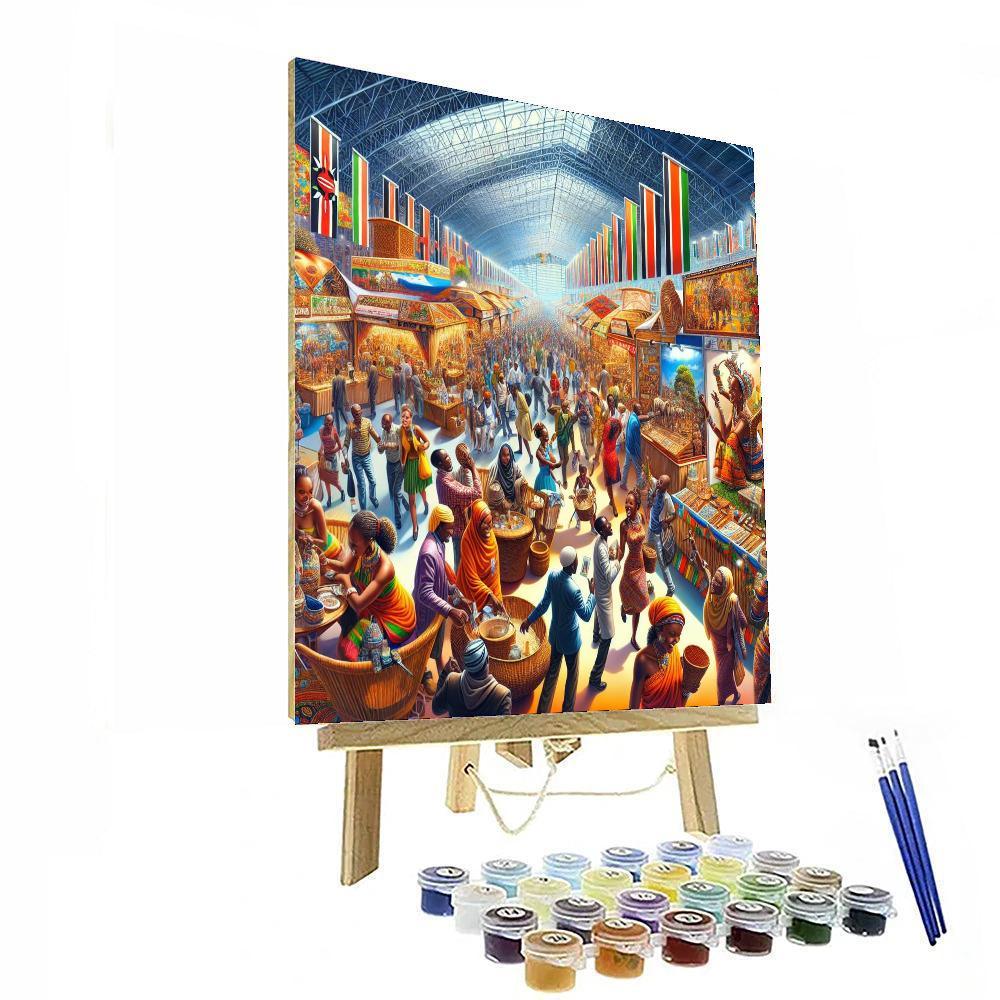 Nairobi International Trade Fair - Kenya Paint By Numbers Art