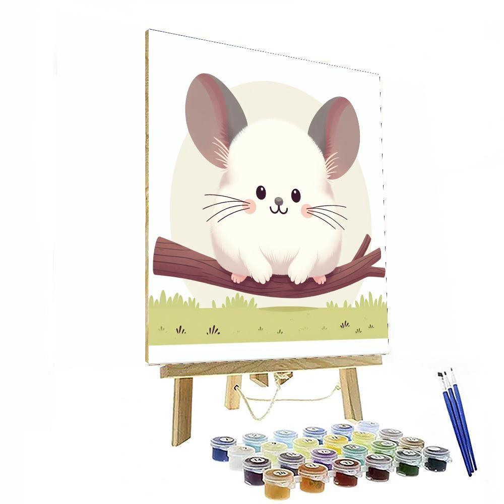 Chirpy Chinchilla Painting By Numbers Kit