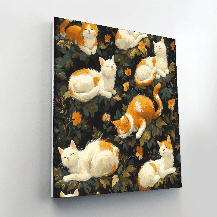 Henriette Ronner-Knip Inspired Fabled Felines  Paint By Numbers Kits