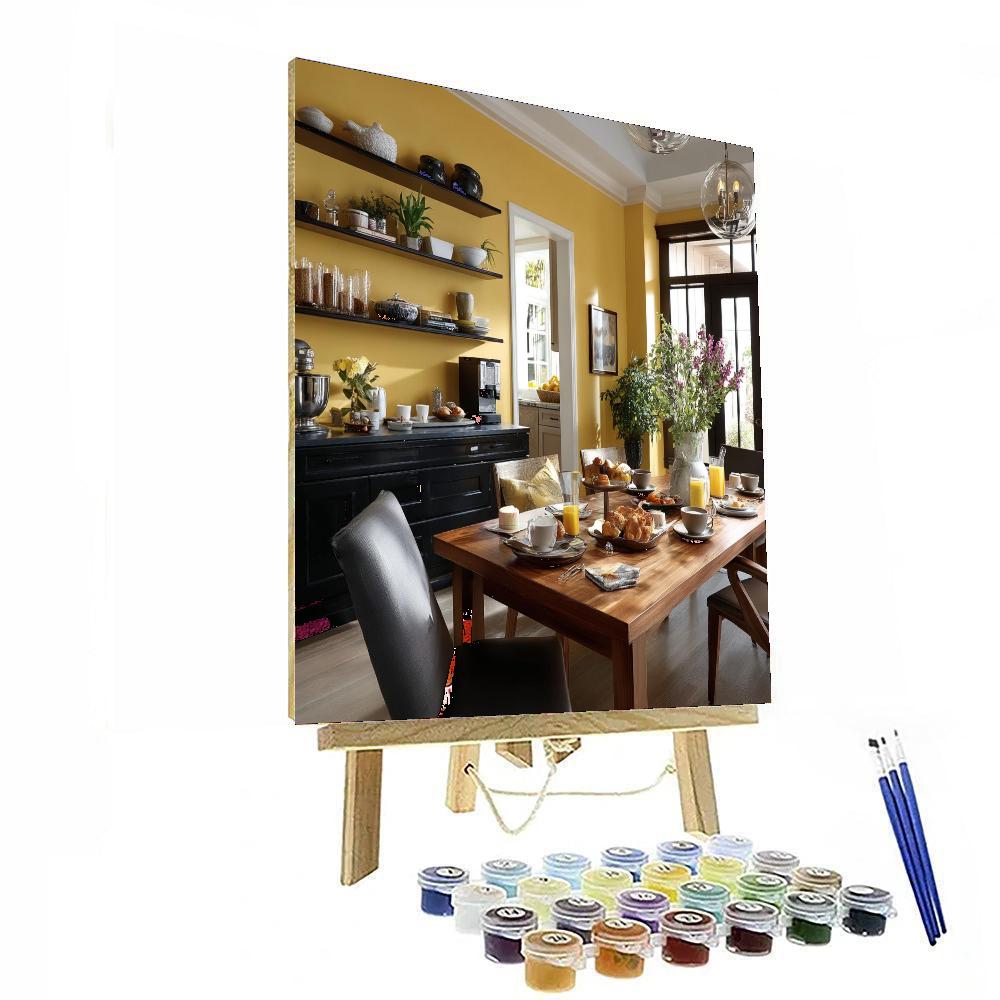 Sunday Morning Breakfast Number Painting