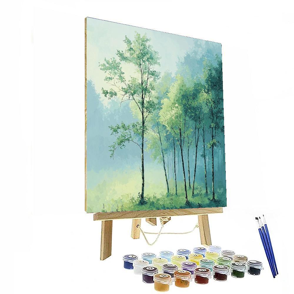 Leonardo Da Vinci Inspired Whispers Of The Trees  Paint By Number