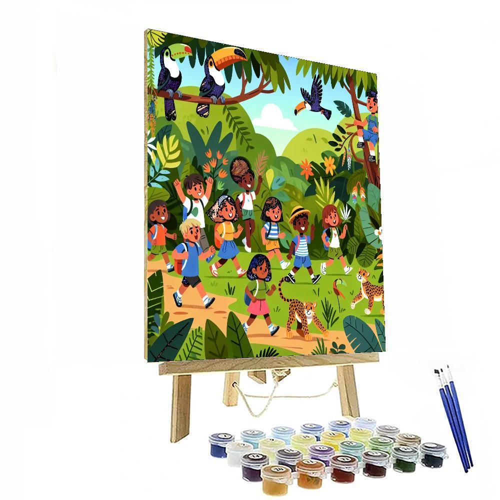 Jungle Adventure Trek Paint By Numbers