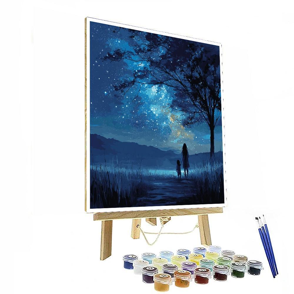 Evening Stars Number Painting