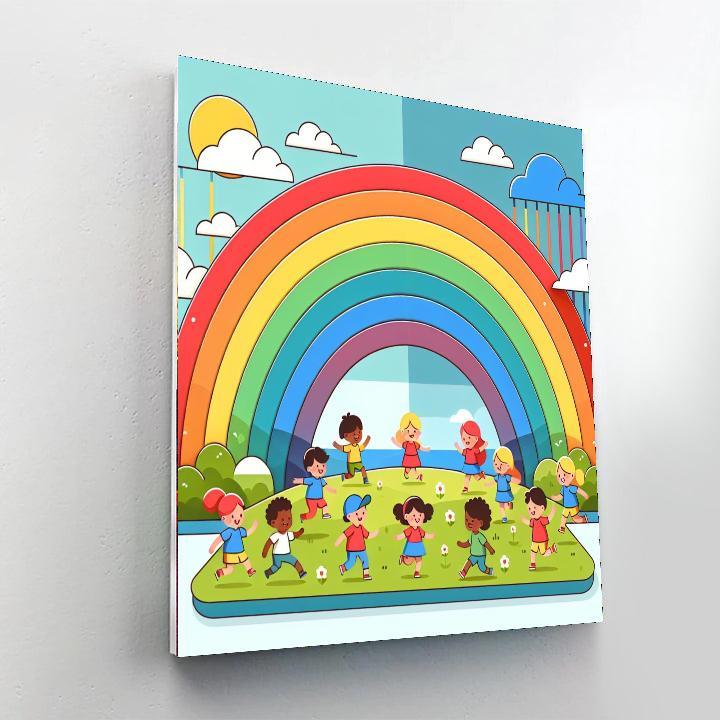 Radiant Rainbow Discovery Paint By Number
