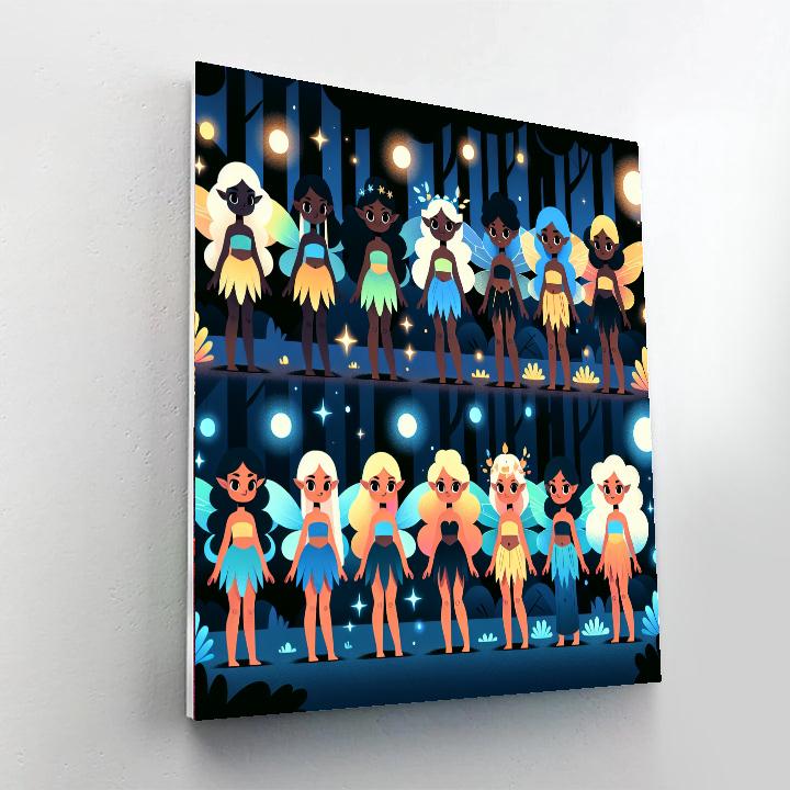 Fairy Light Glade Painting Number Kit