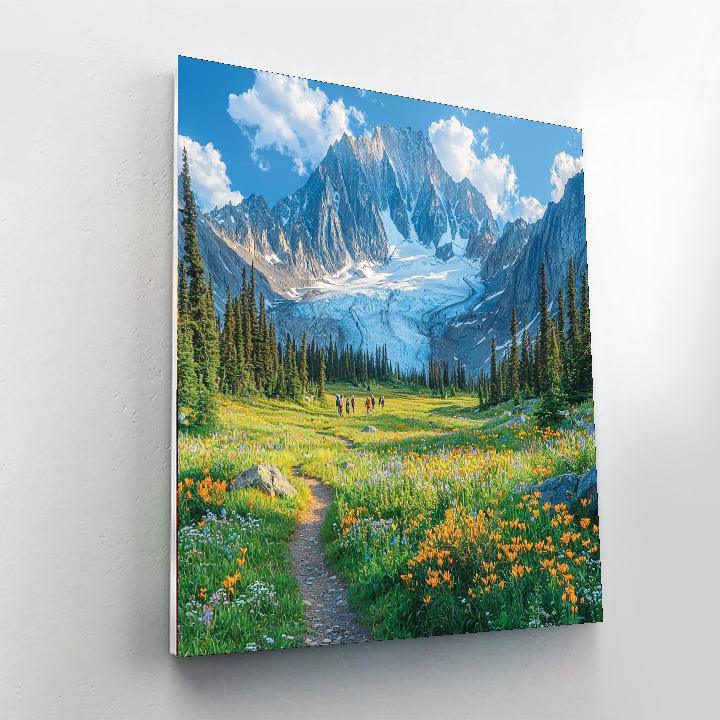 Mount Edith Cavell - Jasper National Park Paint By Numbers