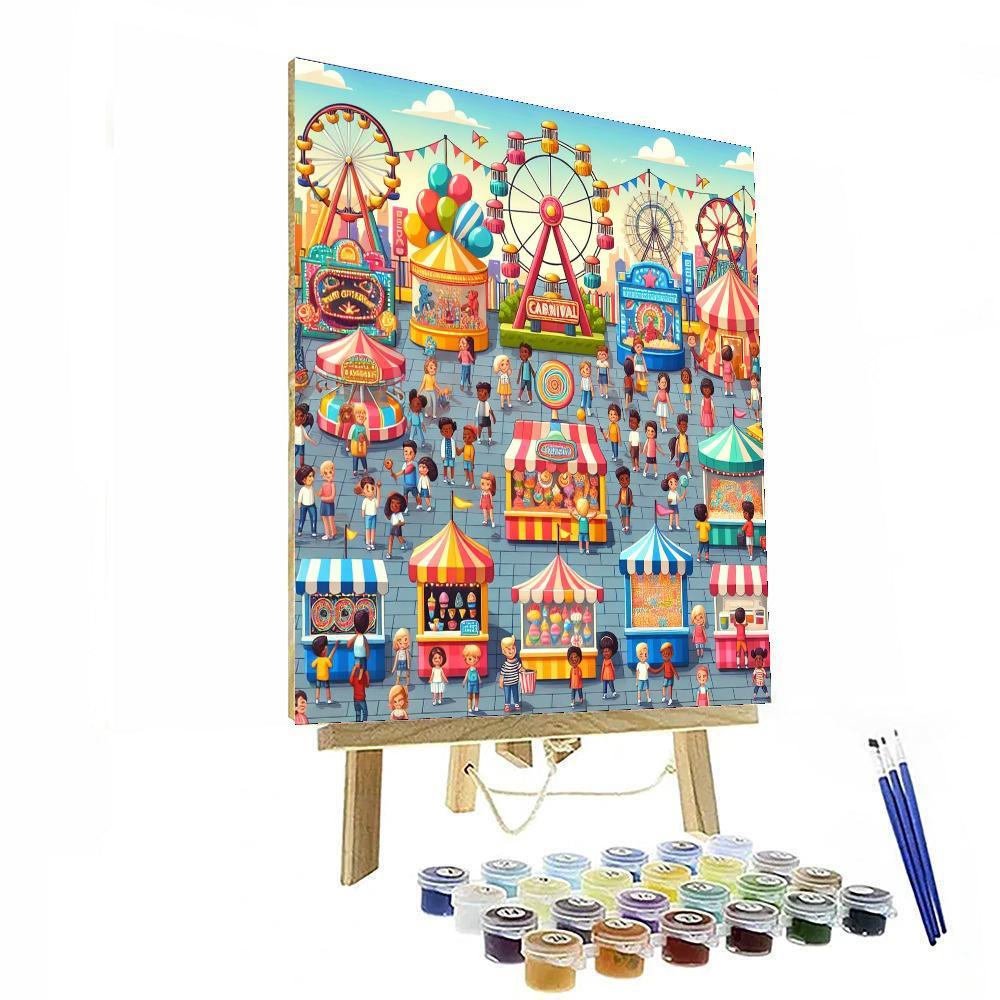 Lively Carnival Extravaganza DIY Paint By Numbers