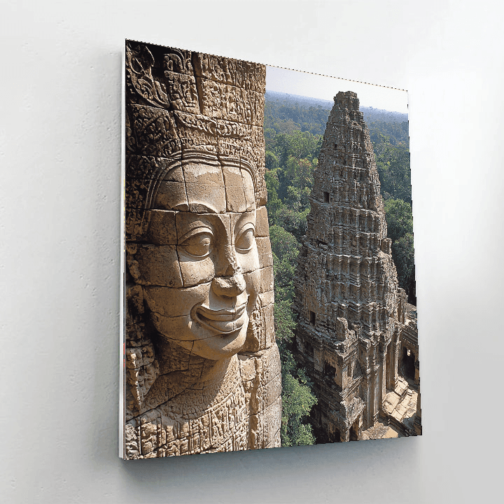 Angkor Thom - Cambodia Painting By Numbers Kit