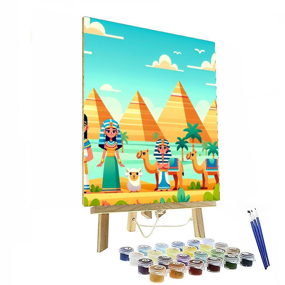 Adventure In Egypt Paint By Color