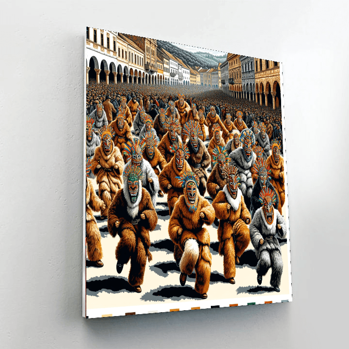 Busójárás Festival - Mohács, Hungary Number Painting