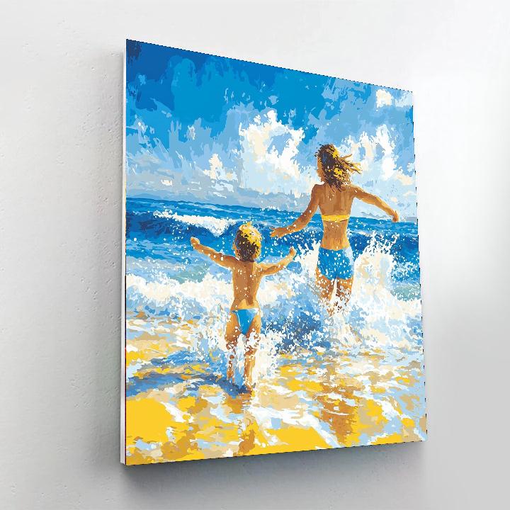 Waves Of Laughter Painting By Numbers Kit