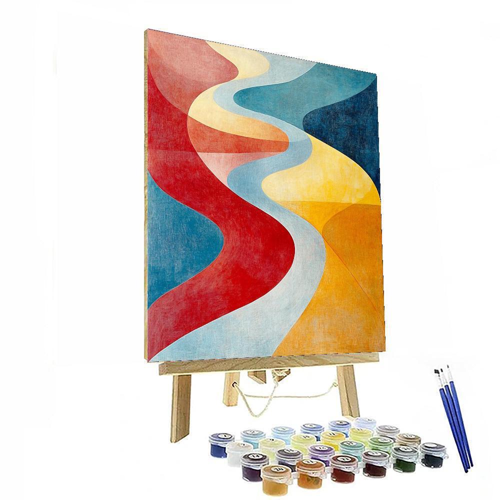 Paul Klee Inspired Echoes Of Color  Numbered Painting Kits