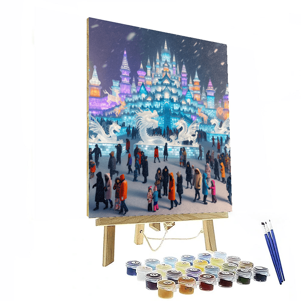 Harbin International Snow And Ice Festival - China Painting By Numbers Kit