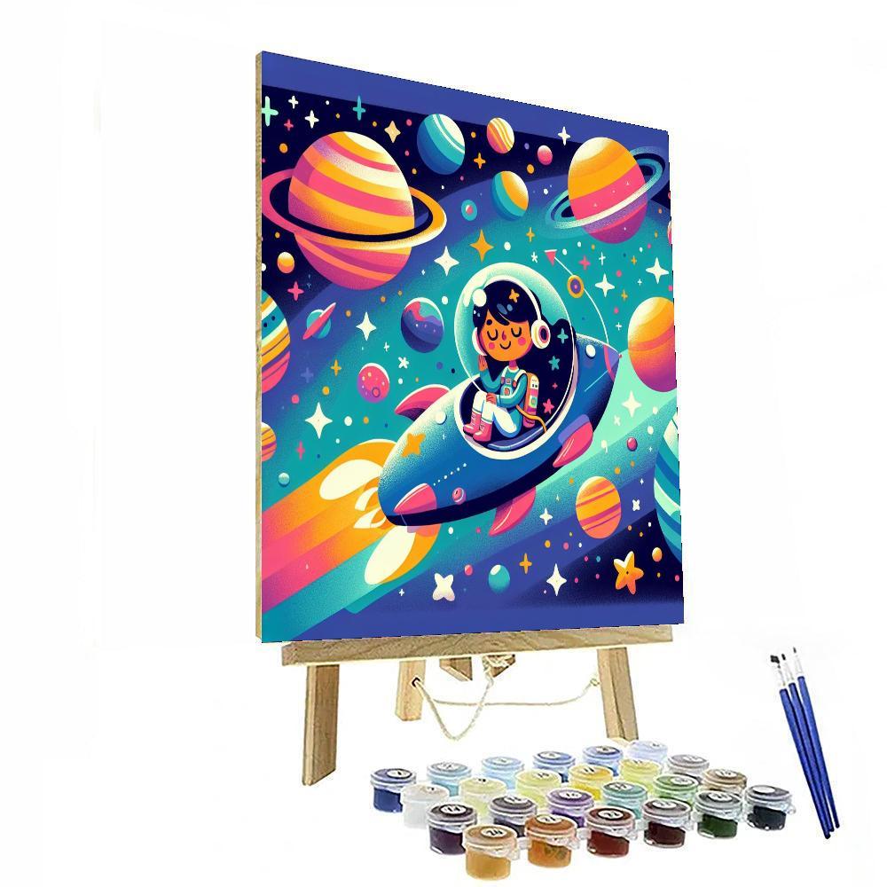 Galaxy Explorer's Odyssey Paint By Number