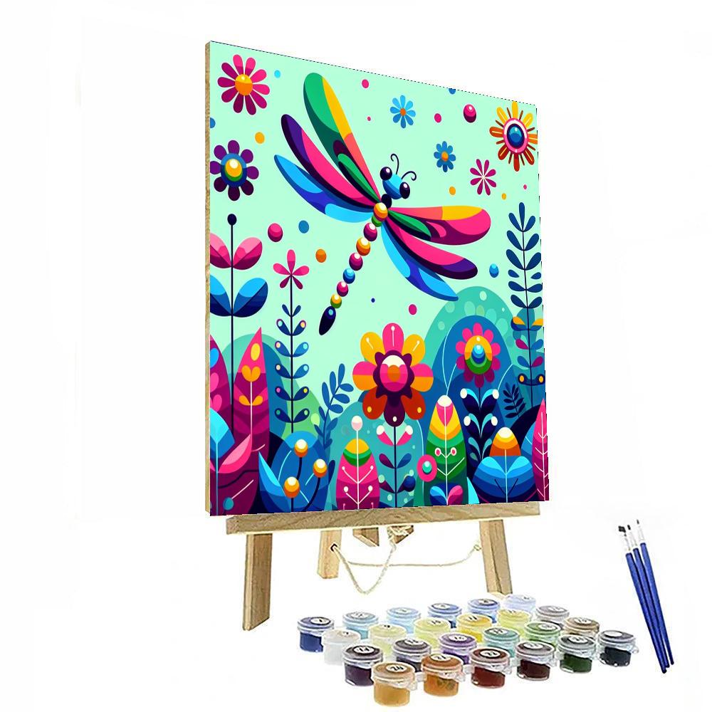 Enchanting Dragonfly DIY Paint By Numbers