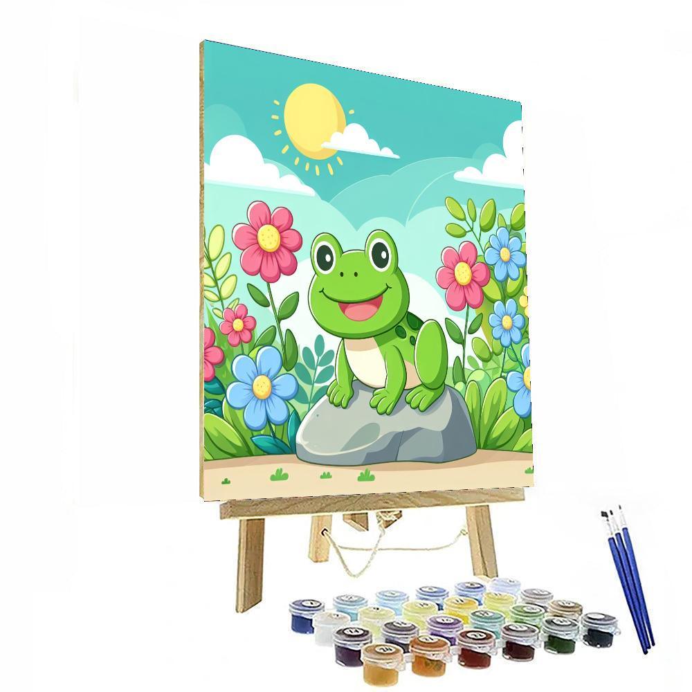 Sunny Garden Toad Paint By Color