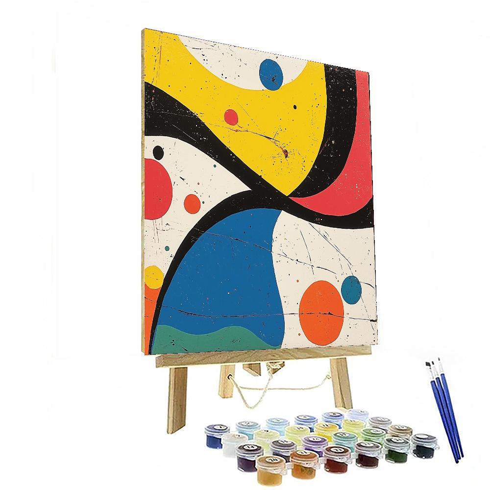 Joan Miró Inspired The Essence Of Joy  Painting Number Kit