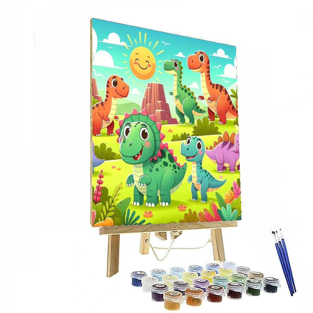 Dino Exploration Adventure Paint By Color