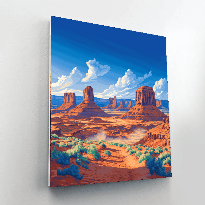Monument Valley - Arizona, Usa DIY Paint By Numbers