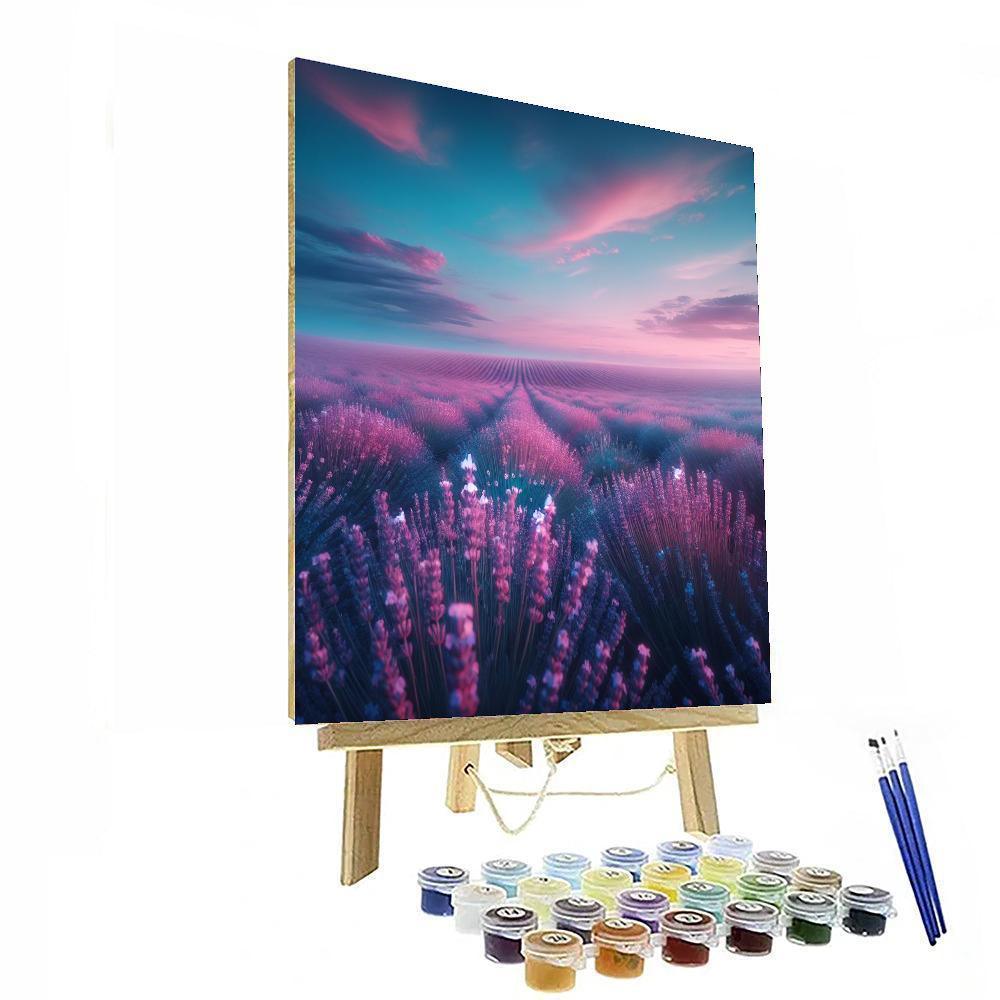 Eternal Lavender Fields Painting By Numbers Kit