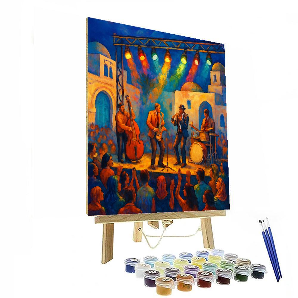Tunis International Jazz Festival Paint By Numbers Art