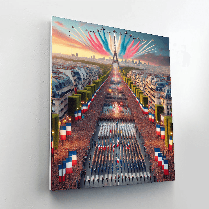 Fête De La Bastille - Paris, France Paint By Number