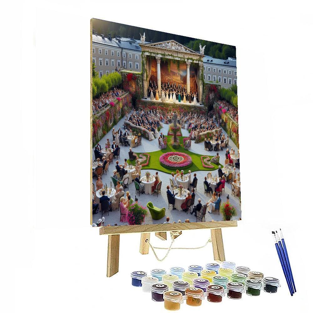 Salzburg Festival - Salzburg, Austria Painting By Numbers Kit