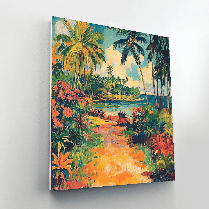 Paul Gauguin Inspired Gauguin's Tropical Fantasy  Paint By Numbers Kits