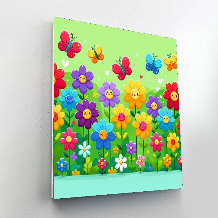 Delightful Garden Painting By Numbers Kit