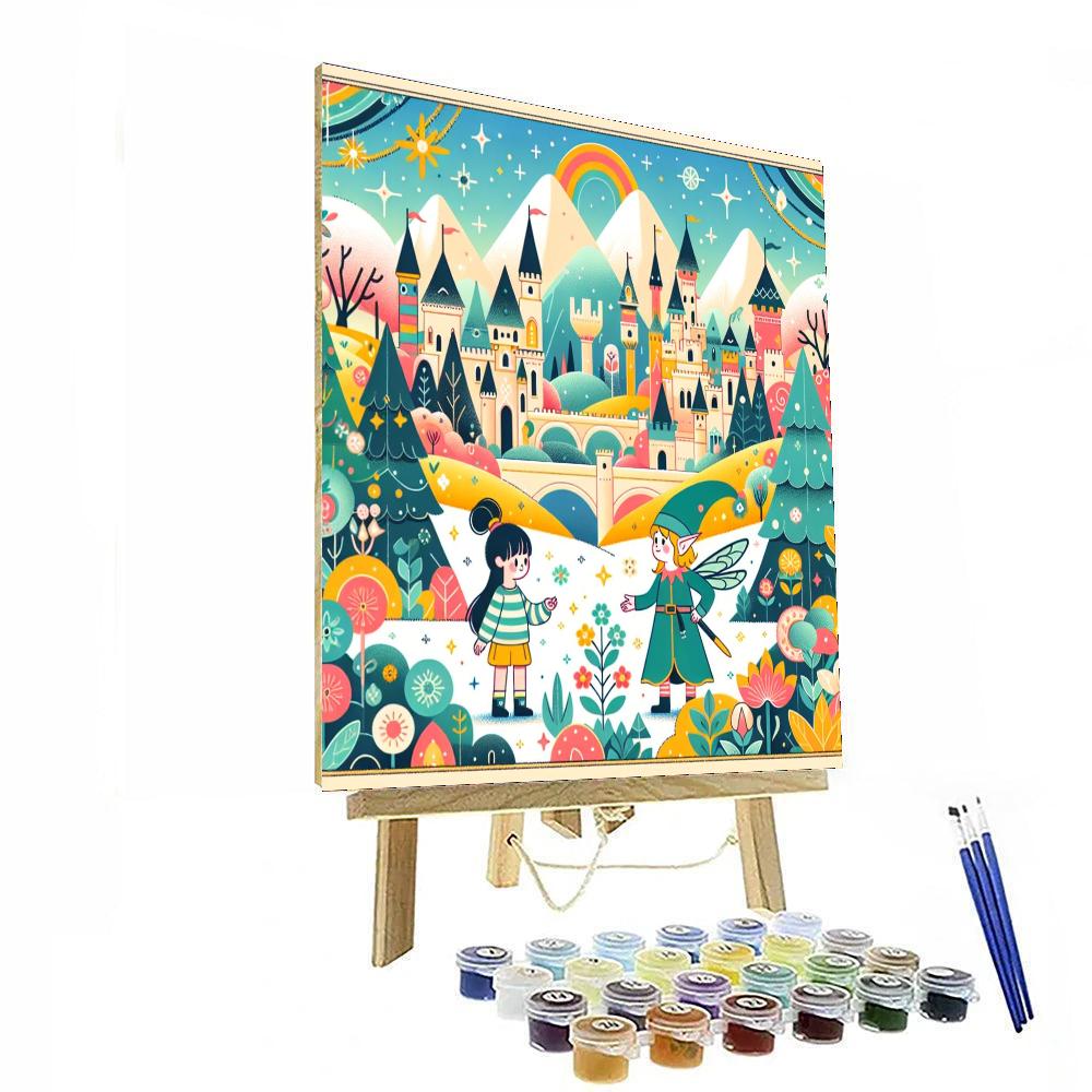 Magic Fairy Tale Adventure Painting Number Kit