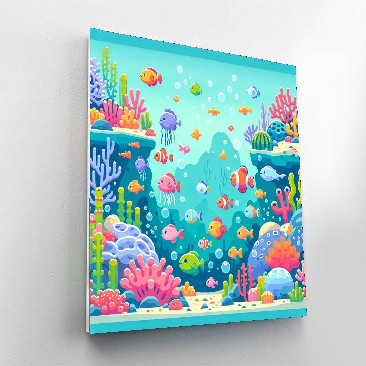 Undersea Exploration Excursion Paint By Numbers Art