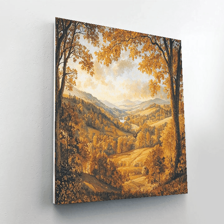 Thomas Gainsborough Inspired Rural Autumn  Paint By Numbers Art