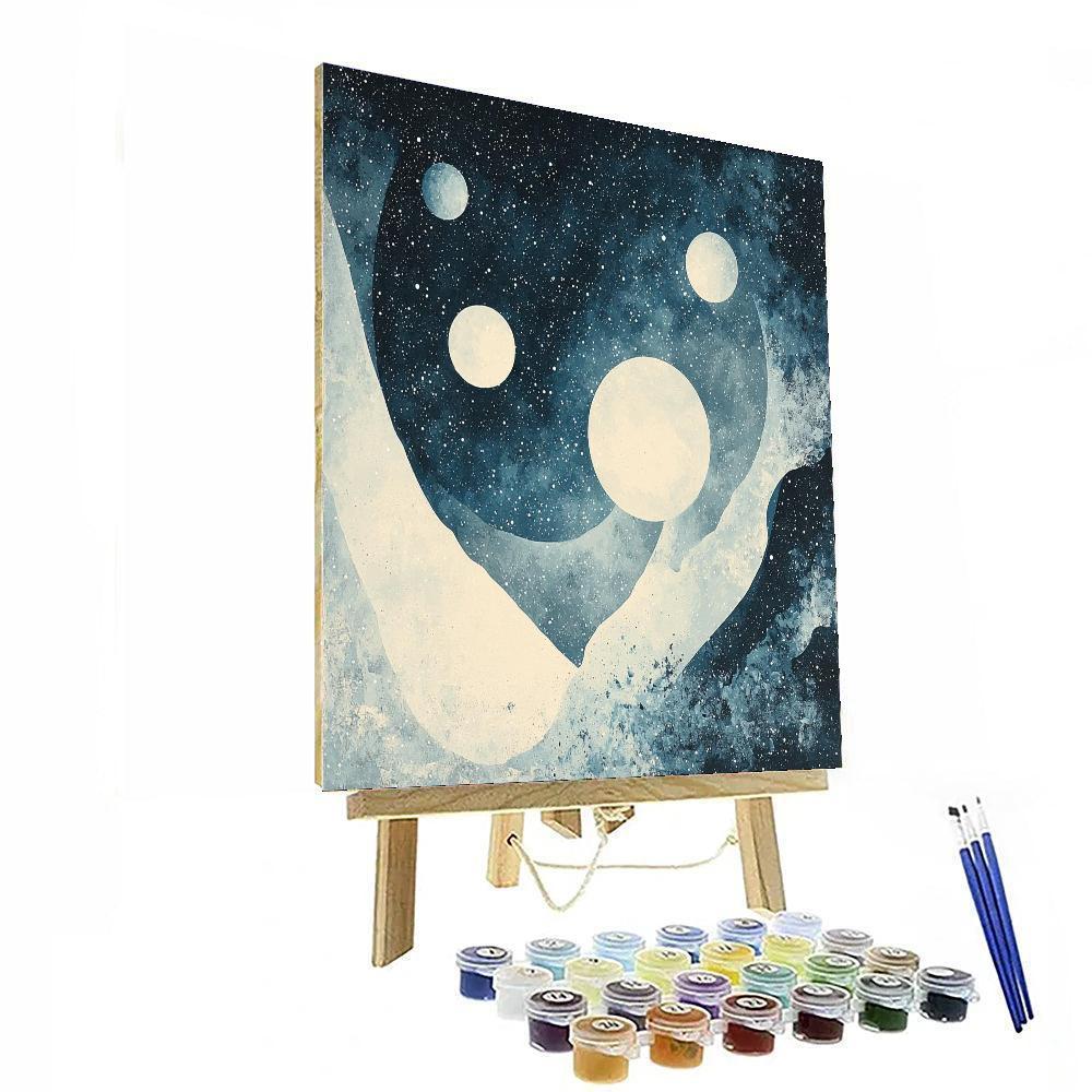 Max Ernst Inspired Dreams Of The Cosmos  Paint By Numbers Art