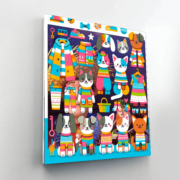 Fashion Forward Pets DIY Paint By Numbers