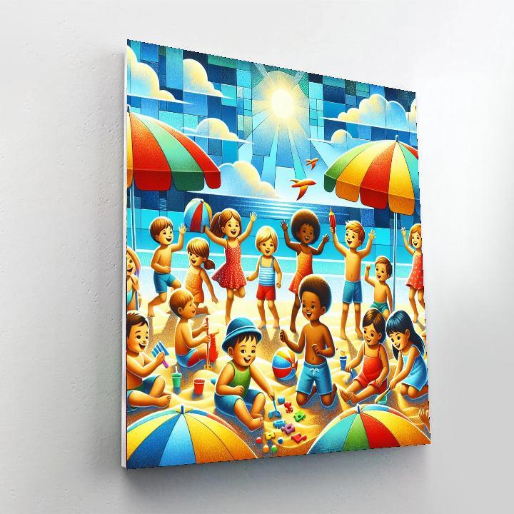 Summertime Fun Number Painting