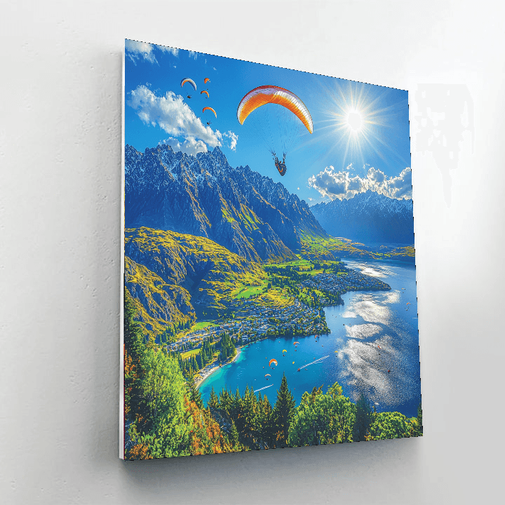 Queenstown Adventure Capital - New Zealand DIY Paint By Numbers