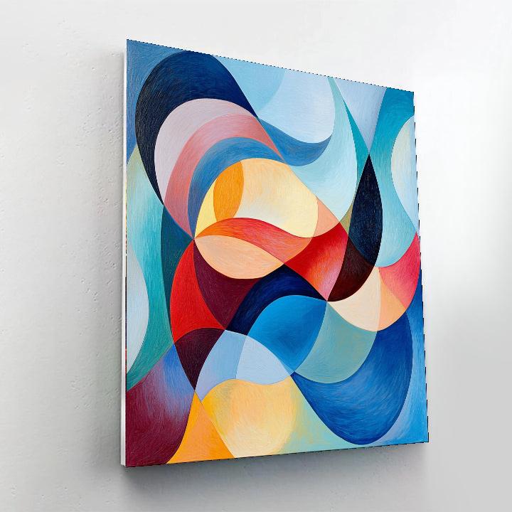 Paul Klee Inspired Cascading Thoughts  Paint By Number