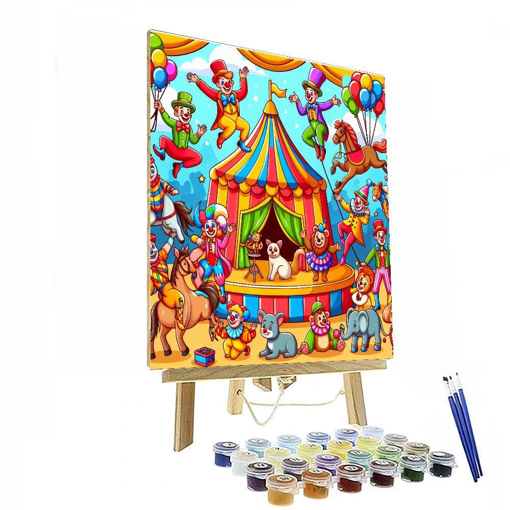 Circus Spectacular Extravaganza Number Painting