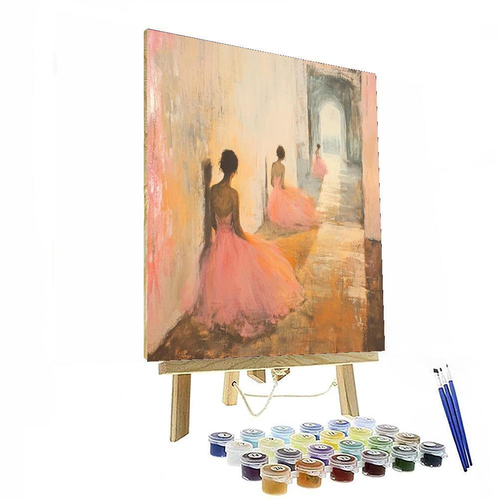Edgar Degas Inspired Choreographed Dreams  Painting Number Kit