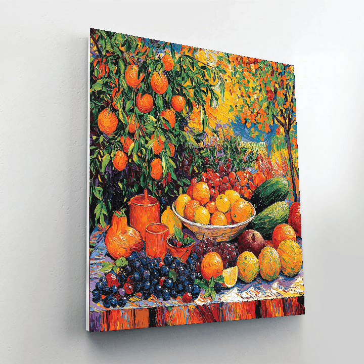 Vincent Van Gogh Inspired Vibrant Harvest  Paint By Numbers Kits
