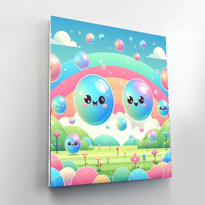 Gigantic Bubbles DIY Paint By Numbers